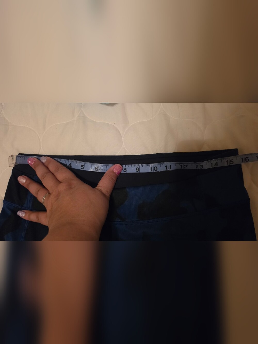 Lululemon Speed Tight II Full-On Luxtreme Jumbo Inky Floral Black Inkwell Size 1 - Picture 14 of 15